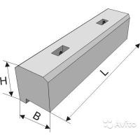 Блоки кордона железобетонные