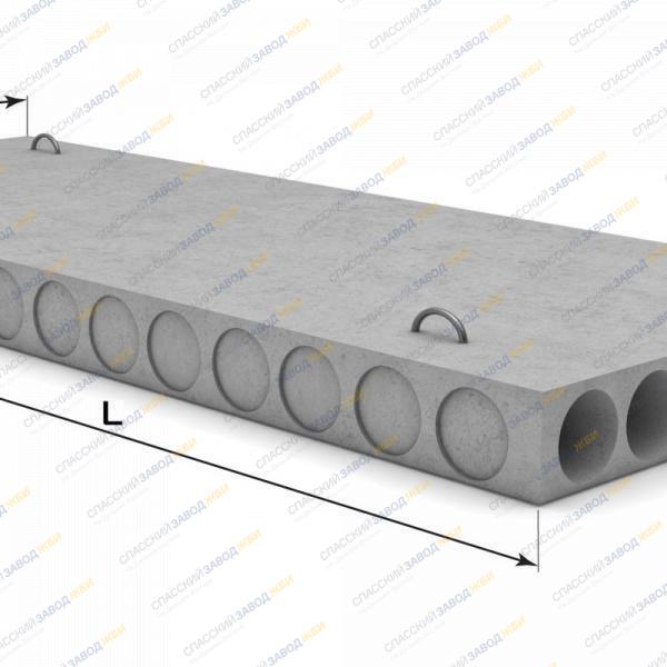 Плита перекрытия пустотная